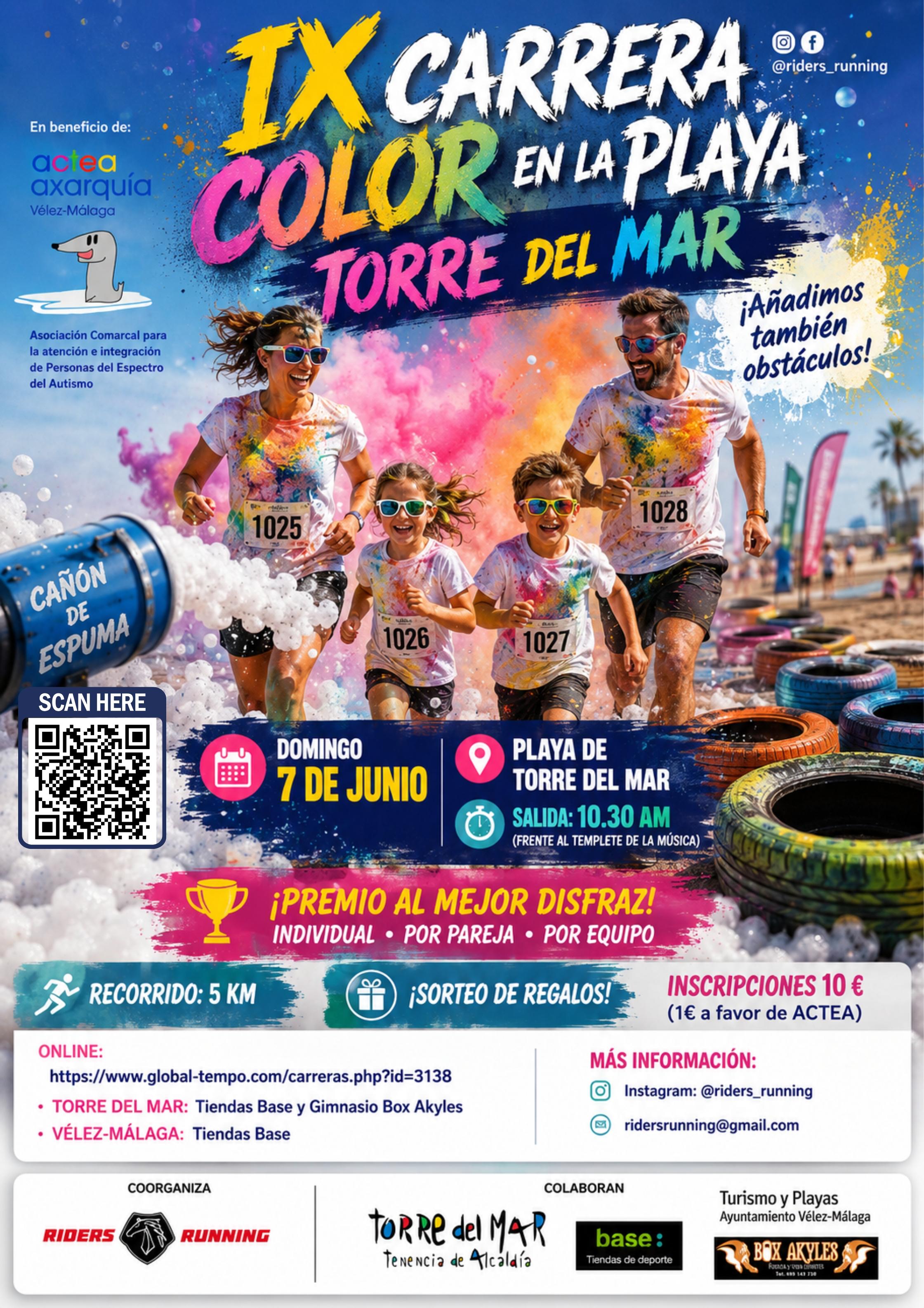 IX EDICI�N CARRERA DEL COLOR EN LA PLAYA- TORRE DEL MAR 2026